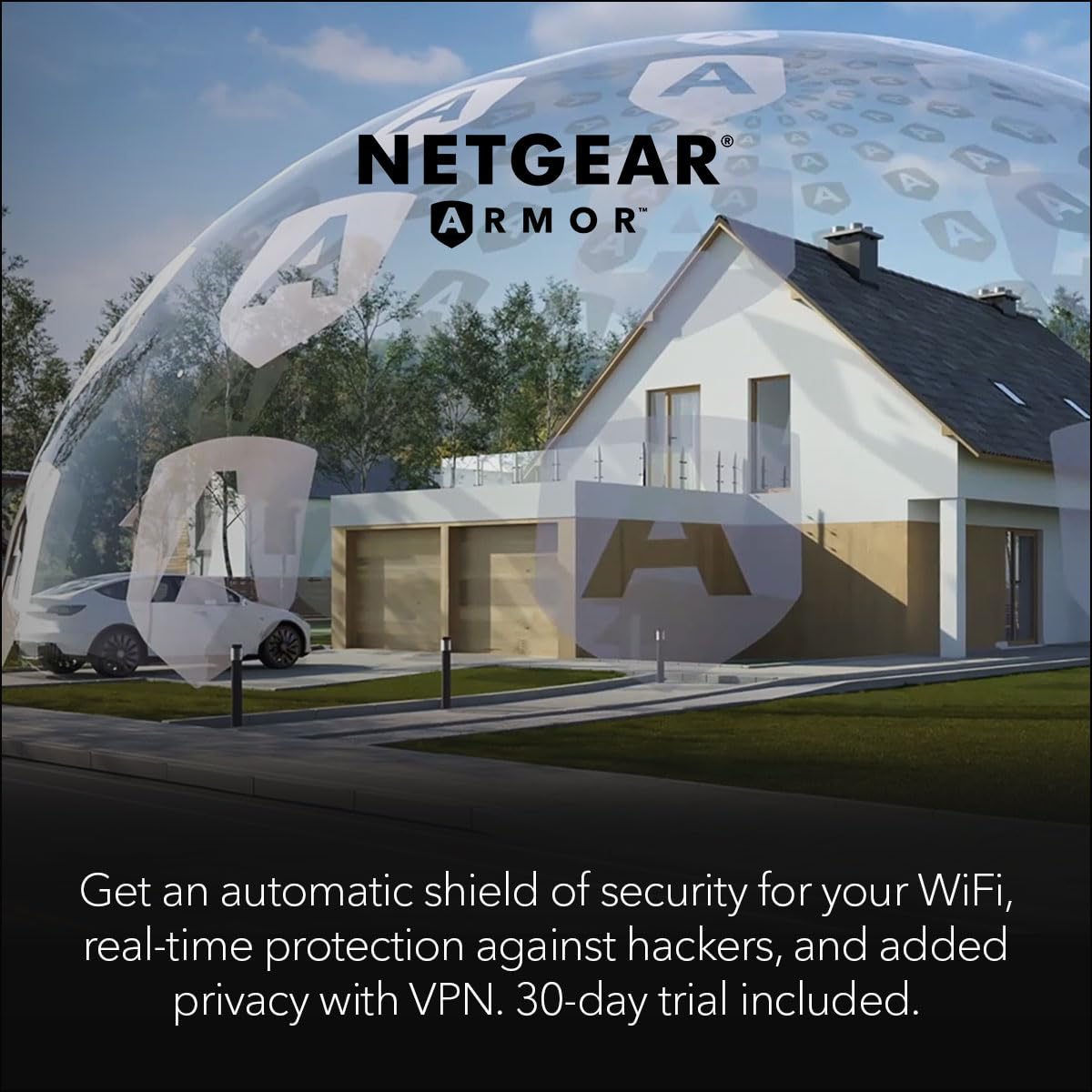 NETGEAR Nighthawk RS600: tri-band WiFi 7 router, up to 18Gbps, covers 3,300 sq ft, supports 150 devices, 10G port, secure.